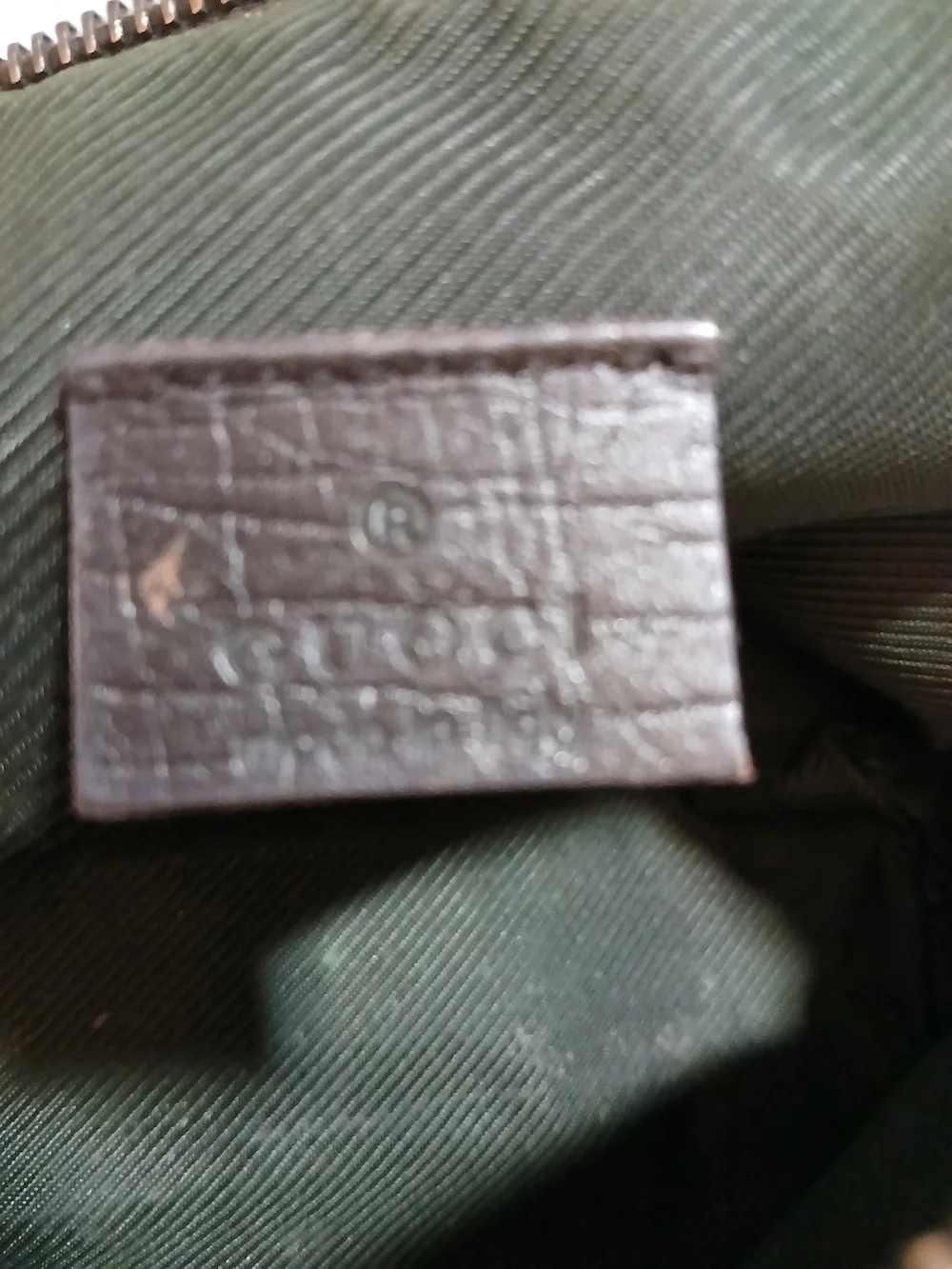 Gucci Monogram Cosmetic Pouch in Brown
